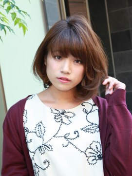 モアナ バイ バルコニー 勝どき店(MOANA by BalcoNY) 耳かけもかわいい/モーブカラー/ショート/ミーティング