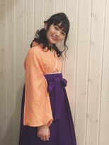 ネオリーブエム(Neolive em;)&nbsp;neolive em  卒業式 袴着付け ヘアセット