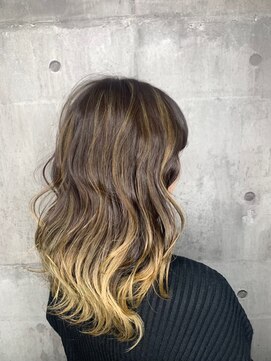 ヘアリゾートエーアイ 西日暮里店(Ai) 人気のブロンドバレイヤージュ！