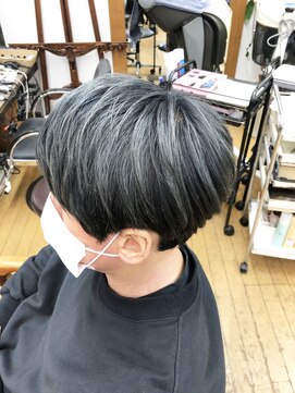 ベル(BELL) ダブルカラー/ブルーグレー!【BELL桜新町/用賀】