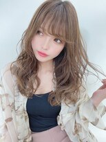 ルービック 難波(Rubik's)&nbsp;ミルクティーベージュ/ゆるふわハイライトカールスタイル