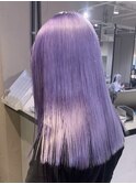 Y94_ パープルカラー ブリーチ2回～