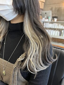 ボウ(BOW) インナーカラー　イヤリングカラー