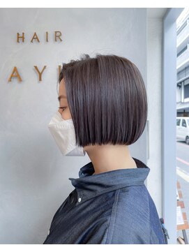 ヤイカ(YAYKA) 透明感ダークカラーのコンパクトボブ