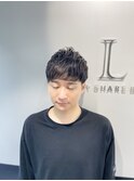 【大人気】メンズマッシュ/2ブロック/東銀座/〈銀座〉理容室