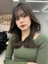 ロンド マーレ 天神大名店(Lond mare) 韓国くびれヘア/フェミニンロング/韓国ヘア/チェリーブラウン