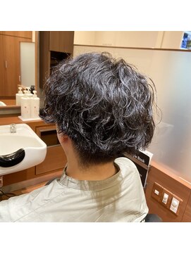 モッズヘア メン 上尾東口店(mod's hair men) 波巻きスパイラル　ツイストスパイラル　センターパート