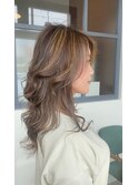 白髪ぼかしハイライト