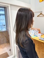 オーリーエトワ 御器所(oorry.etwa) 【OORRY.etwa】透け感アッシュブラウン×インナーペールピンク