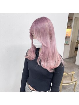 ワールドオーダー 天王寺店(WORLD ORDER) ハイトーンピンク　中川将平