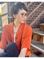 ヘアメイク マルナ 本店(HAIR MAKE MALUNA) 【MALUNA ヒマワリ】癖毛活かしオン眉ベリーショート