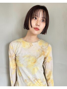 ナループロア ハチ(Nalu pu loa hachi) ボブパーマ/黒髪パーマ/切りっぱなしボブ/ショートボブ