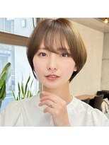 王道丸みショート/前髪あり
