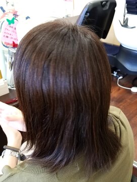 レイディバードカラー ヤオコー足利八幡店 30分のリタッチカラー（根元白髪染め）