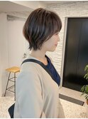 絶壁解消/ひし形/くびれ/大人ショートボブ/60代50代40