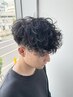メンズカット＋スペインカール＋パーマ用トリートメント　￥12000
