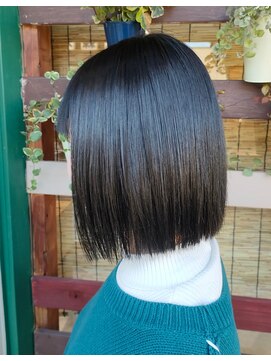 ラーゴムエーベスト(LAGOM ar bast) 艶ボブ　質感再整トリートメント