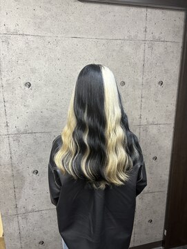 エススウィート(S SWEET) セクションカラー  ブロンド  ブラック  デザインカラー