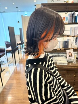 ジャストビューティマカロン 上大岡(Just Beauty macaron) 【 塘 】オレンジ/インナーカラー