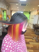 ゴリラビスケッツ(GORILLA BISCUITS)&nbsp;インナーデザイン/ケアブリーチ/ダブルカラー/インナーカラー