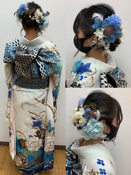 ヘアーメイク ツインズ(Hair Make TWINS) 編み込みアレンジ