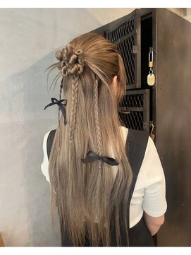 オムズポカ 栄矢場町店(OM's poka) カチモリ/ヘアセット/ハーフアップ