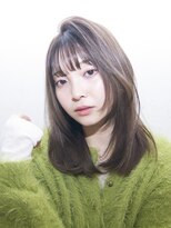 ジェニーバイメノン(JENNIE by Menon)&nbsp;大人レイヤースタイル　ストレートヘアー　韓国風