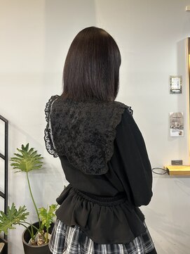 ヌープヘアーアイス(NUUP.hair ici) 【艶感カラー】ラベンダーグレージュミディ◎