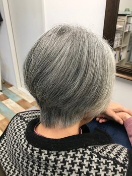 オハナヘアー(ohana hair)の写真/ショート・ボブスタイルのオーダー多数！髪のボリューム調整や骨格に合わせたカット☆