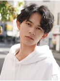 LIPPS立川 ツイストスパイラルセンターパート黒髪