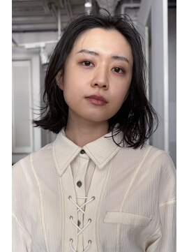 ヒューマン トシマエン 練馬 豊島園(HUMAN) ニュアンスパーマショートカット前髪カットショートボブ髪質改善