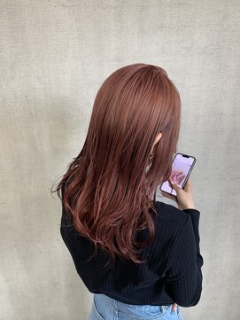 トリコ(ToricO) ピンクベージュ　ダブルカラー　チェリーレッド　ワインレッド