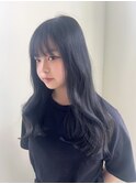 着物ヘア/大人ガーリー/ダークアッシュ/似合わせカット/南草津