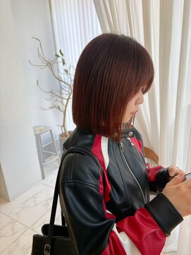 ガリカ 博多(Gallica) <ゲスト>まっすぐのラインがかわいい切りっぱなしボブ