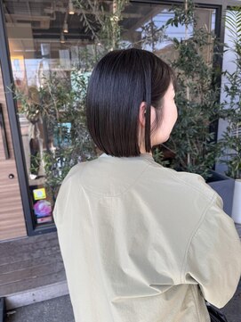リールヘアー 大野城店(rire hair) 切りっぱなしボブ