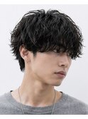 ニュアンスパーマ/フェザーパーマ/センターパート/名古屋/栄