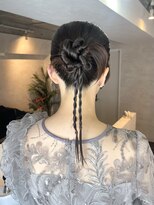 サンルーム(SUN room) タイトカチモリヘアタイトアレンジ結婚式ヘアお呼ばれヘア