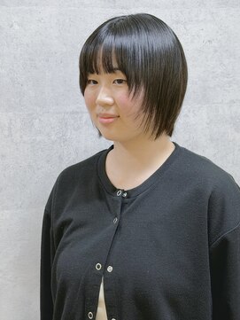 コワフュールトーリ フジグラン店(COIFFURE TORI) 小顔ショートボブ×シースルーバング