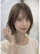 ロイプラスムサシコスギ(Roi+ musashikosugi)&nbsp;2wayボブ/ミルクティーベージュ/20代、30代、40代