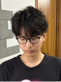 82. ダウンバング/ニュアンスパーマ/メンズ