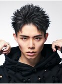 オールバックショート