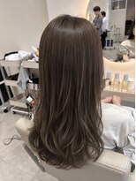 ルーチェココ ブラン(Lu'ce coco blanc) オリーブブラウン×ロングレイヤー