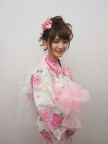 美容室イーナ(e na)&nbsp;フワフワ☆浴衣ガール