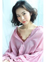 ヘアーアートシフォン 池袋西口店(Hair art chiffon)&nbsp;大人かわいいブルージュアシメで似合わせカットヴェールウェーブ