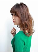 ナチュラルなブラウンカラー