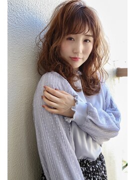 イソラブル(ISOLA-blu) 【フェミニン】ショコラベージュ×ゆるふわロング