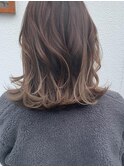 モノトーン透明感カラー