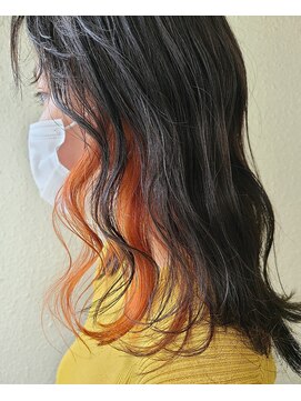 キーン 立川店(keen) 【keen×武田】インナーカラー×オンレンジ