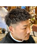 刈り上げツイストパーマ