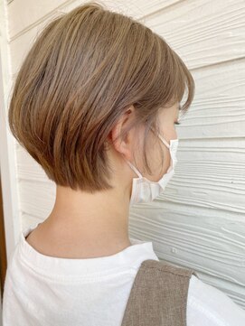 イーストハムネオ(EAST HAM NEO) 首筋スッキリ☆ショートボブ×ミルクティベージュ